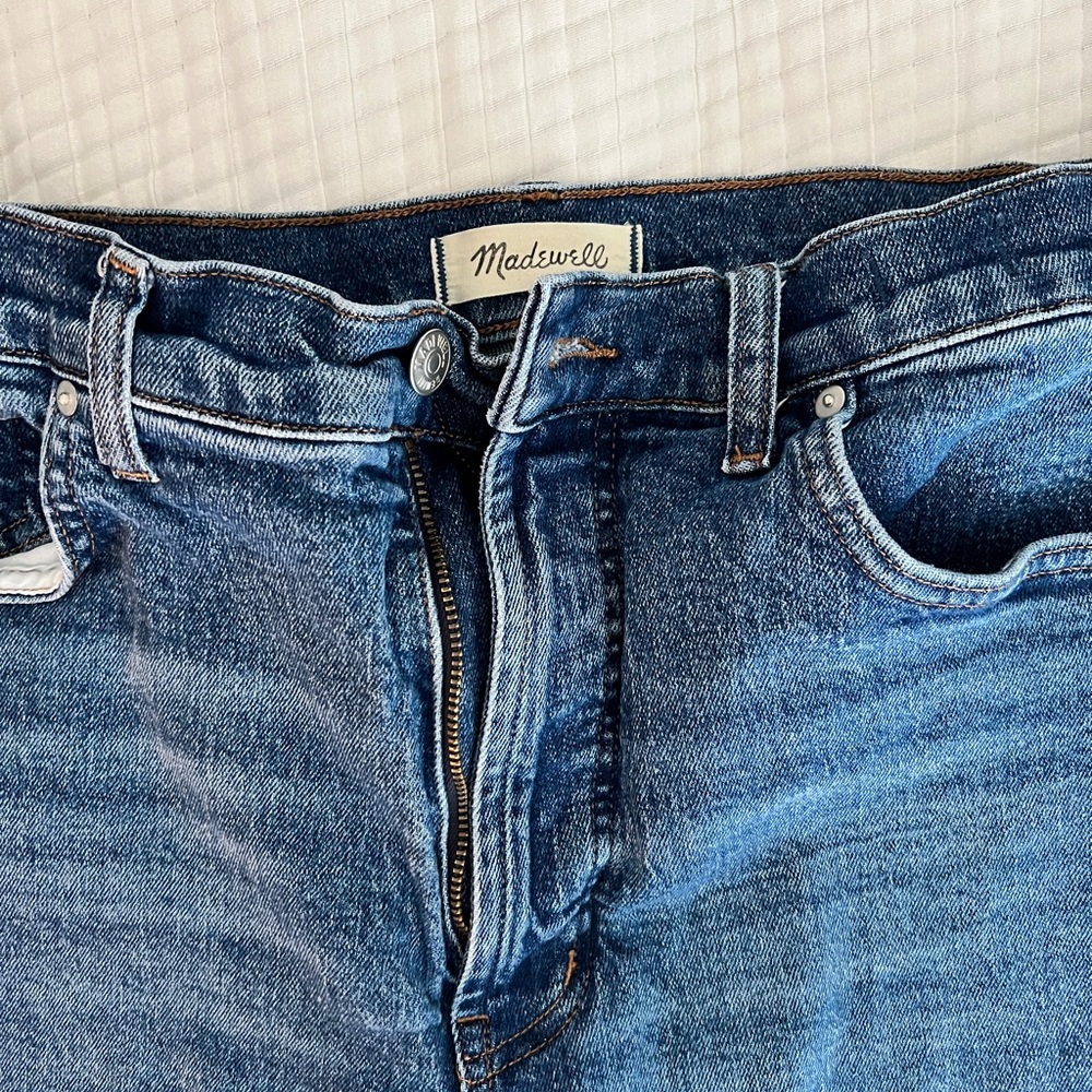 Madewell Blue 90s Straight Jeans for Women